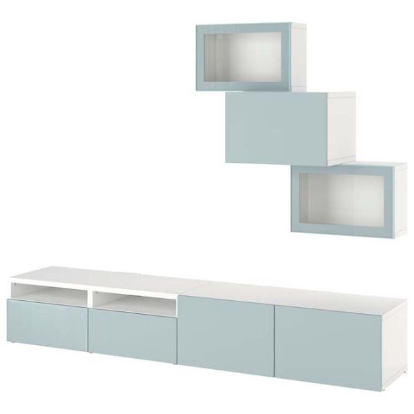 Гостиная Ikea Besta Модульная / White photo 1 Гостиная Ikea Besta Модульная / White photo 1