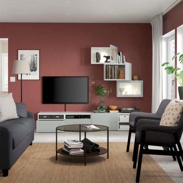 Гостиная Ikea Besta Модульная / White photo 2 Гостиная Ikea Besta Модульная / White photo 2