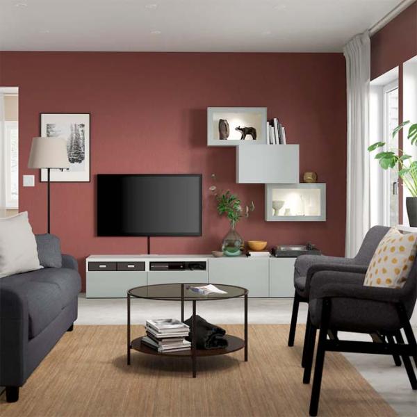 Гостиная Ikea Besta Модульная / White photo 3 Гостиная Ikea Besta Модульная / White photo 3