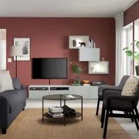 Гостиная Ikea Besta Модульная / White photo 3