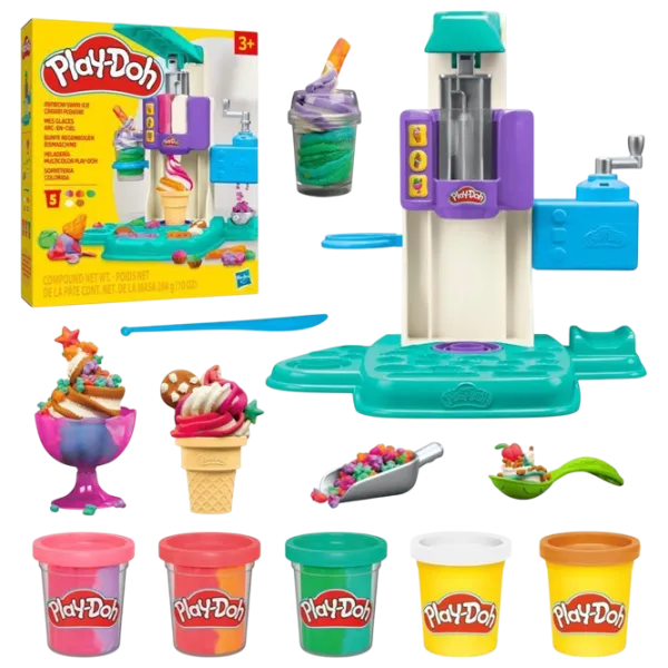 Настольная игра Hasbro Play-Doh Rainbow SwirlIice Cream 3+/ Развитие photo 1