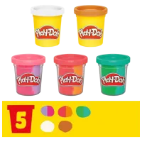 Joc de masă Hasbro Play-Doh Rainbow SwirlIice Cream 3+/ Dezvoltare photo 2