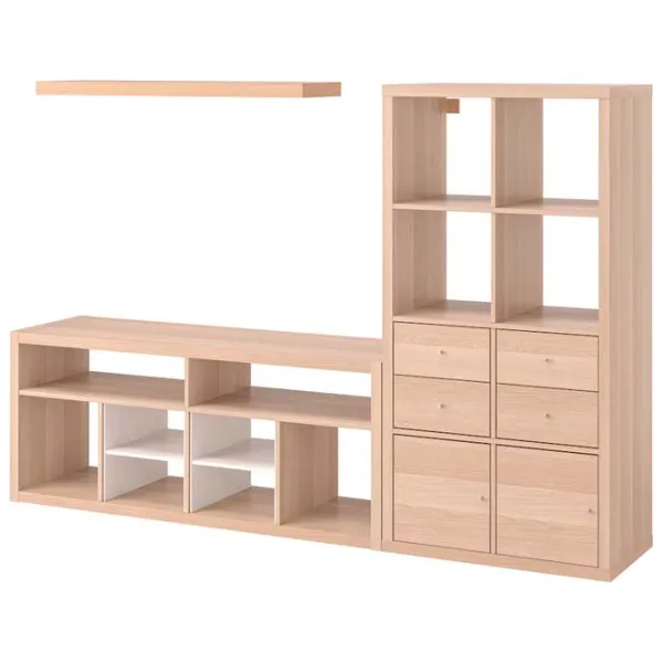 Living Ikea Kallax/Lack Modulară / Stejar photo 1 Living Ikea Kallax/Lack Modulară / Stejar photo 1