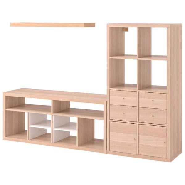 Living Ikea Kallax/Lack Modulară / Stejar photo 1 Living Ikea Kallax/Lack Modulară / Stejar photo 1