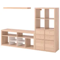 Гостиная Ikea Kallax/Lack Модульная / Дуб