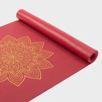 Коврик для фитнеса Bodhi Yoga Rishikesh Premium Golden Mandala 4.5 мм 183 x 60 x 4.5 мм / ПВХ photo 4