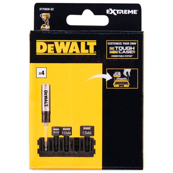 Set de capete tubulare Dewalt DT70826-QZ Cantitatea în set - 4 photo 2