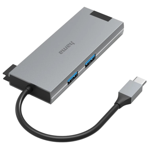 Адаптер Hama 200109 USB Type-C / Серый photo 1