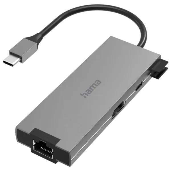Адаптер Hama 200109 USB Type-C / Серый photo 2