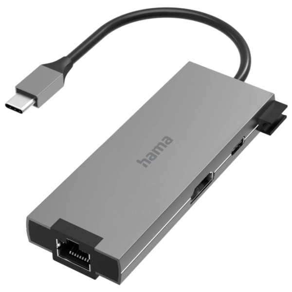 Адаптер Hama 200109 USB Type-C / Серый photo 2