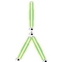 Конструктор Happy People Glowstix Магнитный/ Зеленый photo 2