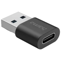 Адаптер Hama 200357 USB Type-A / Черный