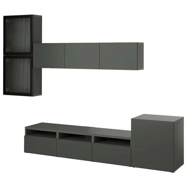Living Ikea Besta Modulară / Dark grey photo 1 Living Ikea Besta Modulară / Dark grey photo 1