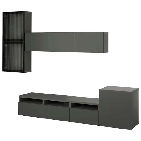 Living Ikea Besta Modulară / Dark grey photo 1 Living Ikea Besta Modulară / Dark grey photo 1