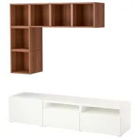 Гостиная Ikea Besta/Eket Немодульная / White