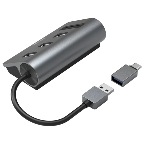 Адаптер Hama 200140 USB Type-A / Серый photo 2