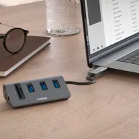 Адаптер Hama 200140 USB Type-A / Серый photo 4