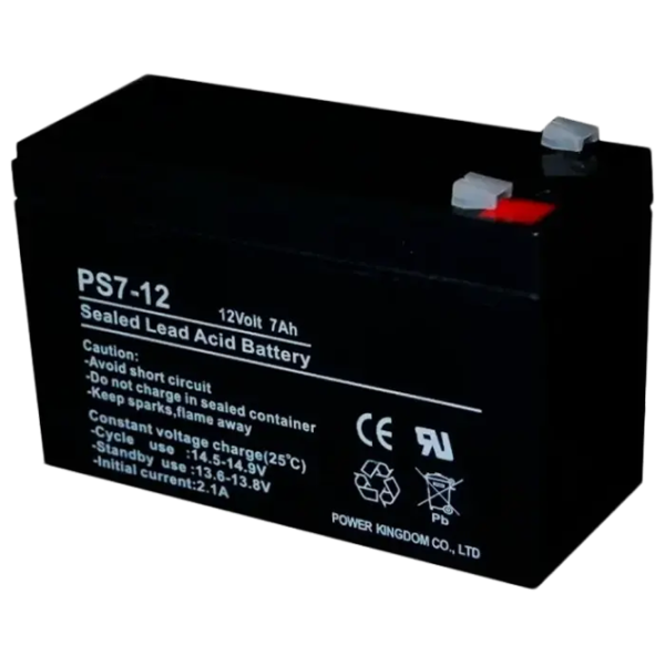 Аккумуляторная батарея для ИБП Ultra Power GP7-12 12 В 7 Ач Черный photo 1