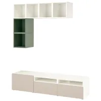 Гостиная Ikea Besta/Eket Немодульная / White