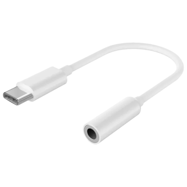Аудио кабель Cablexpert USB Type-C + 3.5 mm 0.1 м / Белый photo 1