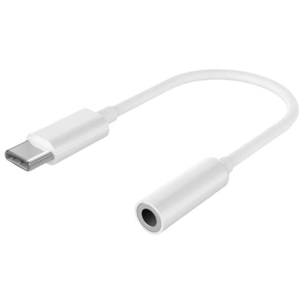 Аудио кабель Cablexpert USB Type-C + 3.5 mm 0.1 м / Белый photo 1