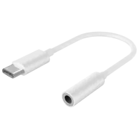 Аудио кабель Cablexpert USB Type-C + 3.5 mm 0.1 м / Белый