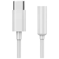 Аудио кабель Cablexpert USB Type-C + 3.5 mm 0.1 м / Белый photo 2