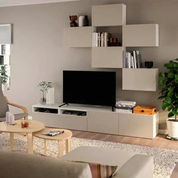 Гостиная Ikea Besta/Lappviken Модульная / White photo 3 Гостиная Ikea Besta/Lappviken Модульная / White photo 3