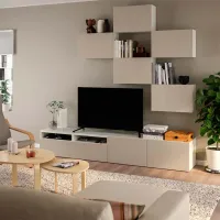 Living Ikea Besta/Lappviken Modulară / White photo 3