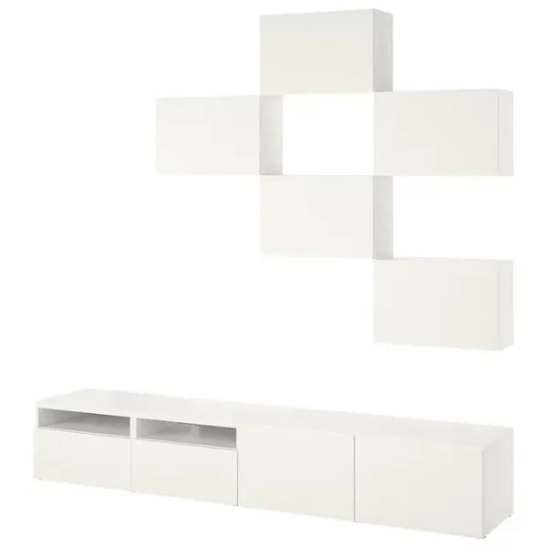 Гостиная Ikea Besta/Lappviken Модульная / White photo 1 Гостиная Ikea Besta/Lappviken Модульная / White photo 1