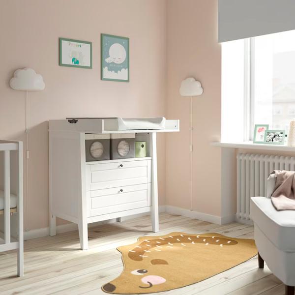 Пеленальный столик Ikea Sundvik  Унисекс / 0+ / Белый photo 2