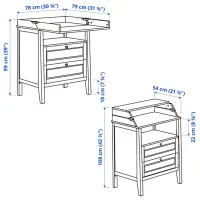 Masă de înfăşat Ikea Sundvik Unisex / 0+ / White photo 3