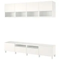 Гостиная Ikea Besta/Laxviken/Lappviken/Stubbarp Модульная / White