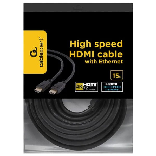 Cablu video Gembird HDMI + HDMI 4.5 m / Black photo 5