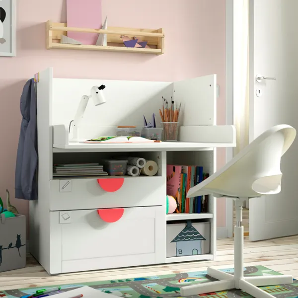 Masă de înfăşat Ikea Smastad 5744833 Unisex / 0+ / White photo 2