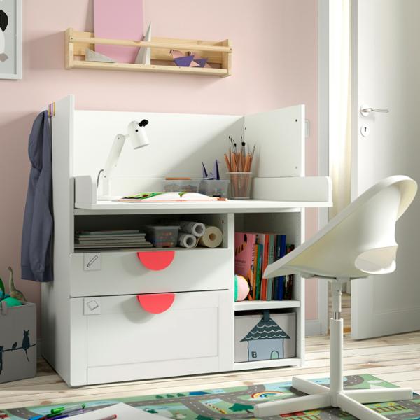 Masă de înfăşat Ikea Smastad 5744833 Unisex / 0+ / White photo 2