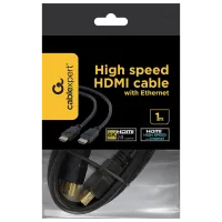 Кабель видео Cablexpert HDMI + HDMI 1 м / Черный photo 4