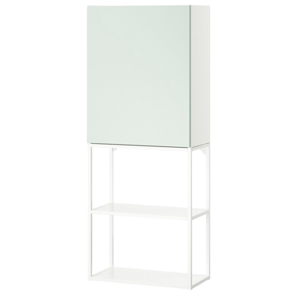 Dulap suspendat pentru baie Ikea Enhet Oțel / Light Green photo 1