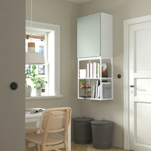 Dulap suspendat pentru baie Ikea Enhet Oțel / Light Green photo 5
