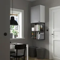 Dulap suspendat pentru baie Ikea Enhet Oțel / Grey photo 4