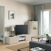 Living Ikea Besta/Sindvik/Lappviken Modulară / White photo 2