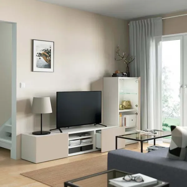 Гостиная Ikea Besta/Sindvik/Lappviken Модульная / White photo 3 Гостиная Ikea Besta/Sindvik/Lappviken Модульная / White photo 3