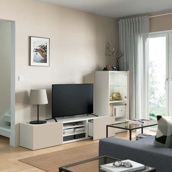 Гостиная Ikea Besta/Sindvik/Lappviken Модульная / White photo 3 Гостиная Ikea Besta/Sindvik/Lappviken Модульная / White photo 3