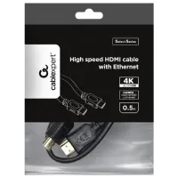 Кабель видео Gembird HDMI + HDMI 0.5 м / Черный photo 4