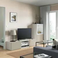 Living Ikea Besta/Sindvik/Lappviken Modulară / White photo 4
