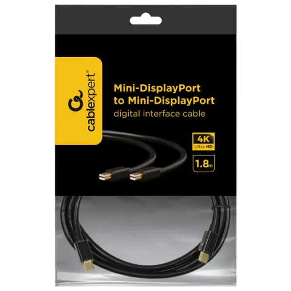 Cablu video Cablexpert Mini DisplayPort + Mini DisplayPort 1.8 m / Black photo 2