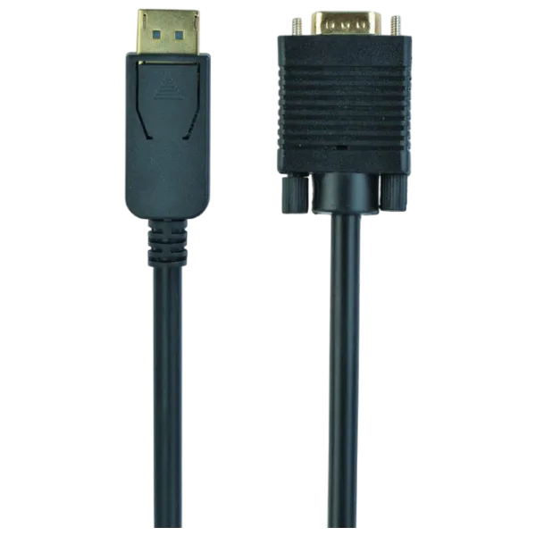 Кабель видео Cablexpert DisplayPort + VGA 1.8 м / Черный photo 1