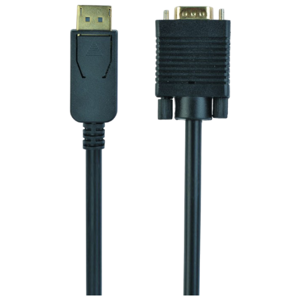 Кабель видео Cablexpert DisplayPort + VGA 1.8 м / Черный photo 1