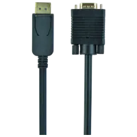 Cablu video Cablexpert DisplayPort + VGA 1.8 m / Black