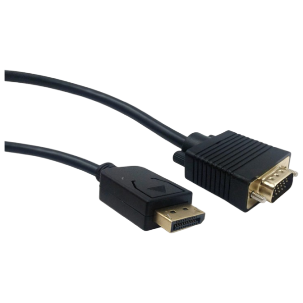 Кабель видео Cablexpert DisplayPort + VGA 1.8 м / Черный photo 2